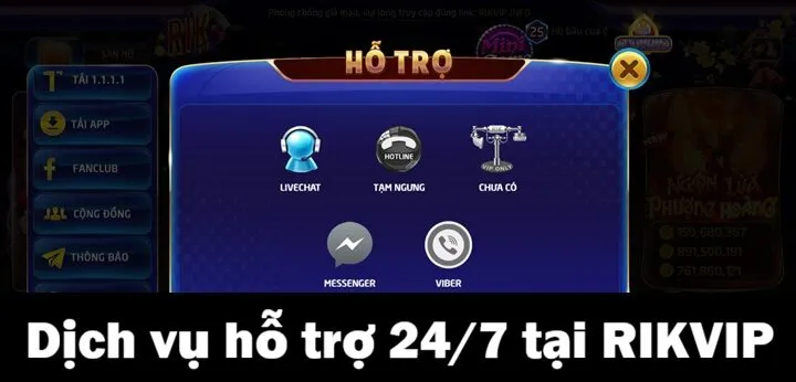 Trang chủ Rikvip 68 Nâng cao trải nghiệm với dịch vụ Rikvip hỗ trợ 24/7