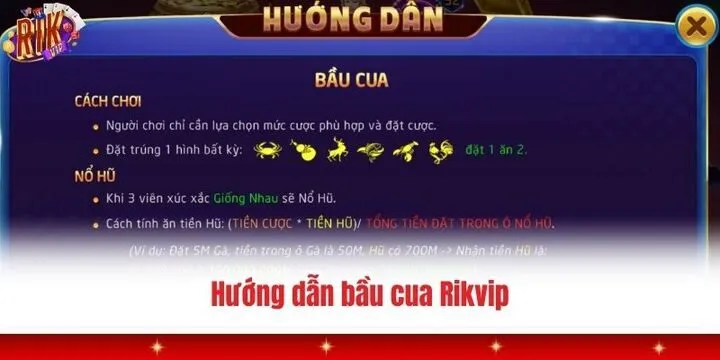 Bầu cua Rikvip - Săn thưởng siêu tốc, nhận ngay quà khủng 3 “Tất tần tật” những điều cần biết về bầu cua Rikvip