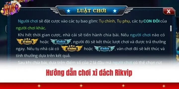 Xì dách Rikvip - Cách chơi và các thuật ngữ cần biết 3 Hướng dẫn cách đánh xì dách rikvip siêu dễ hiểu